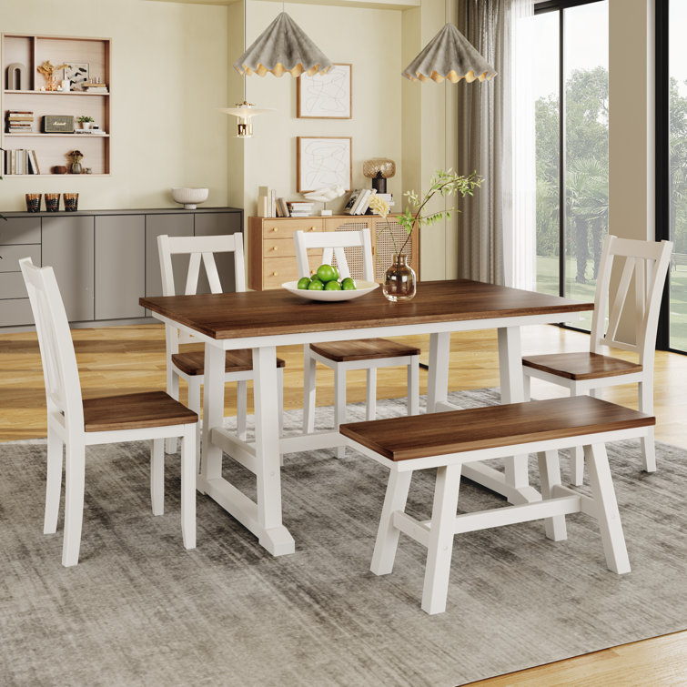 White double deals pedestal dining table